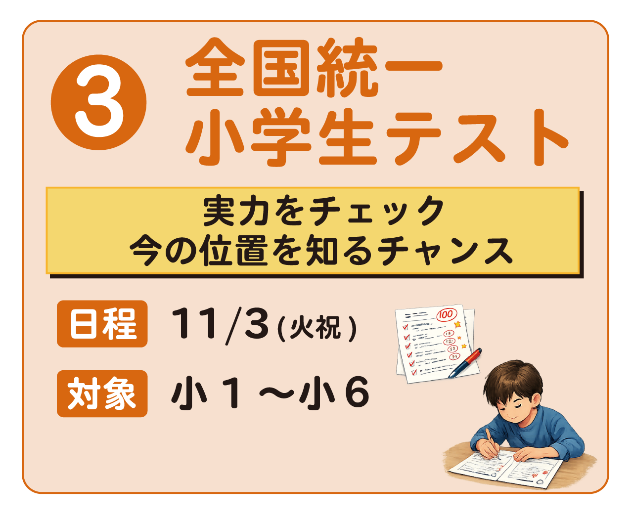 全国統一小学生テスト(実力チェック・学習診断)