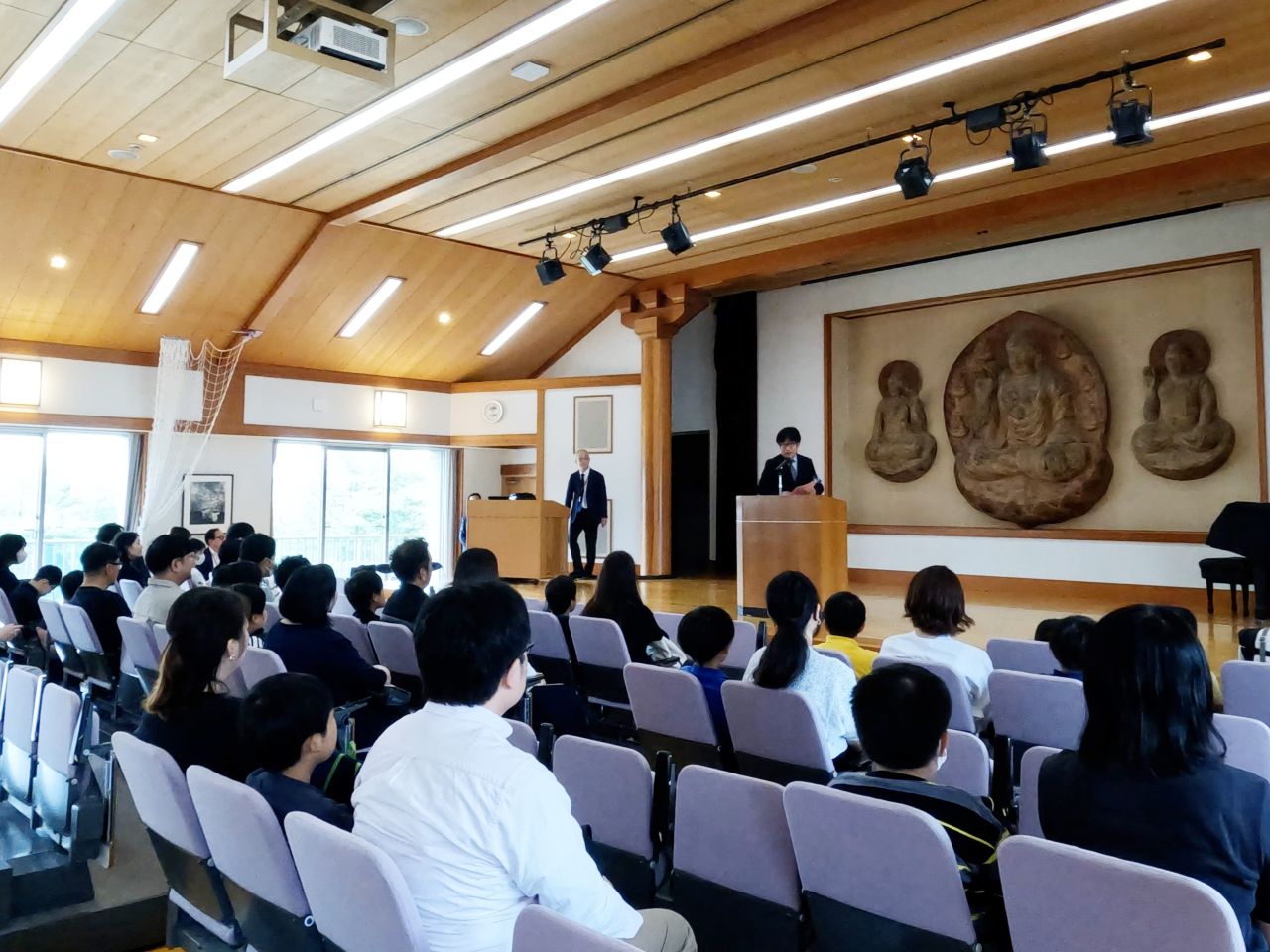 市田塾主催東大寺学園見学会