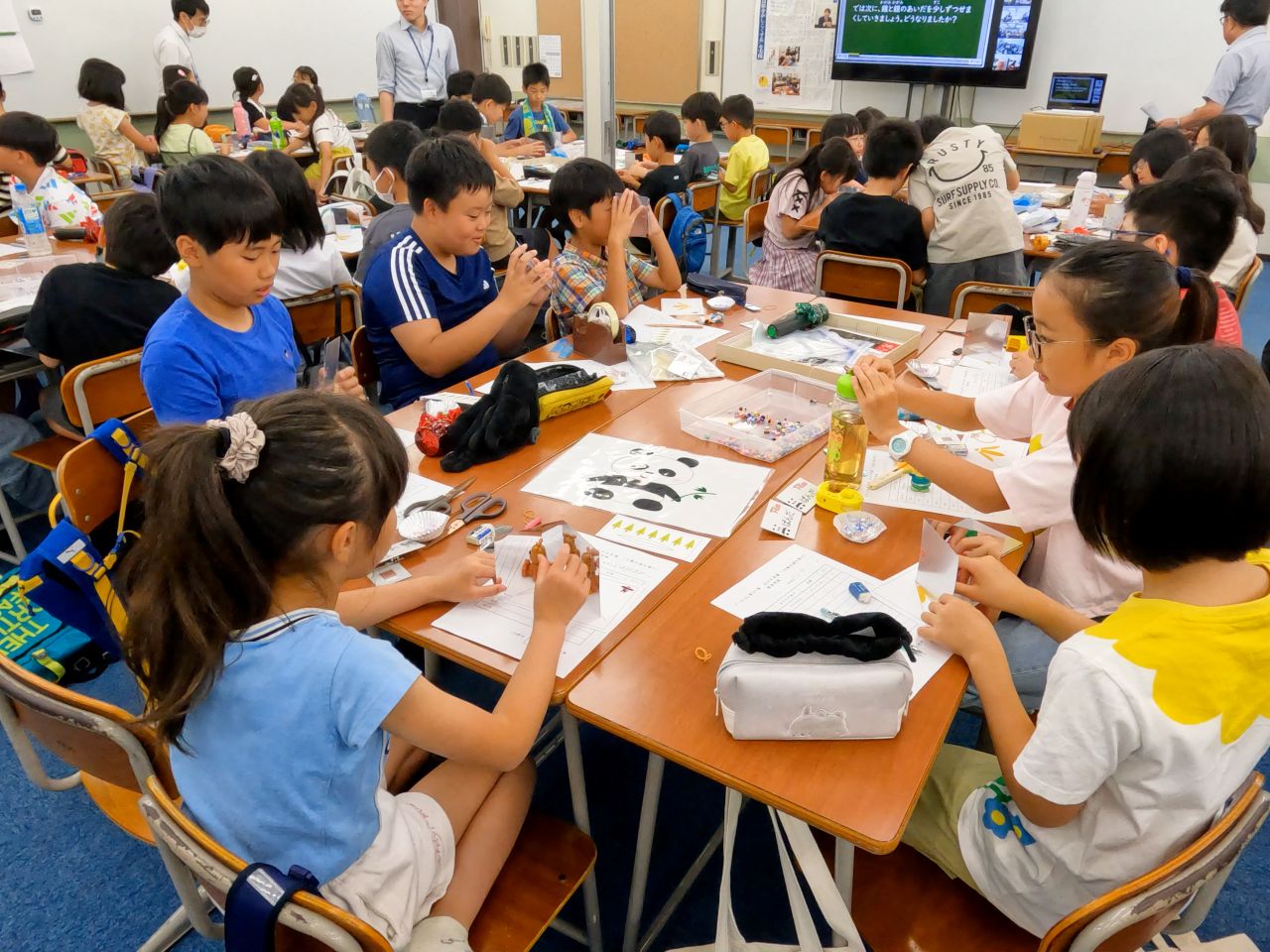 市田塾のアクティブラーニング T-Kids　理科実験