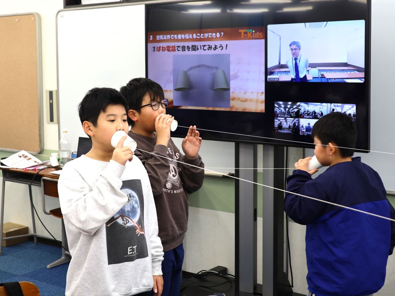 市田塾のアクティブラーニング T-Kids　理科実験