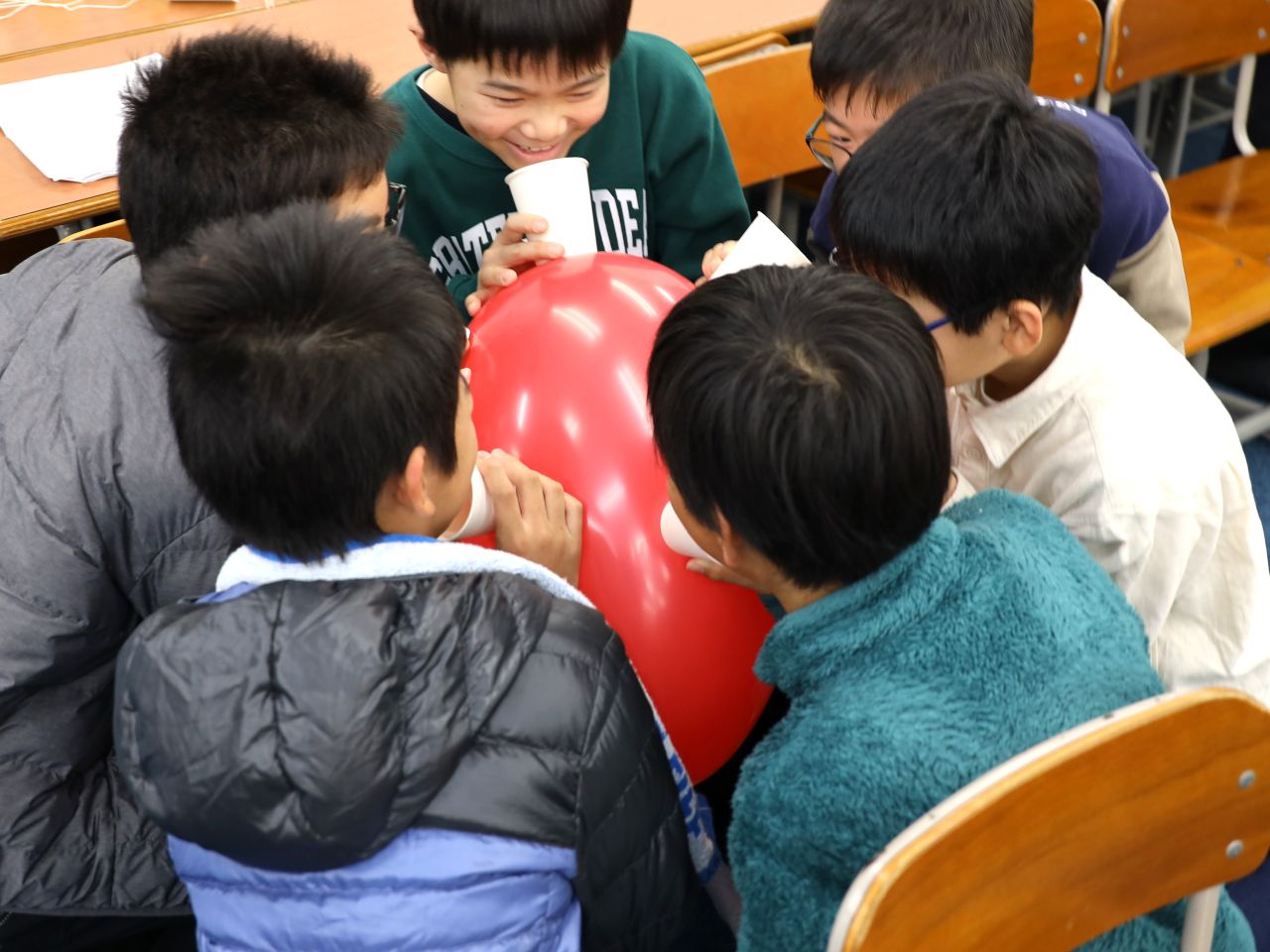 市田塾のアクティブラーニング T-Kids　理科実験