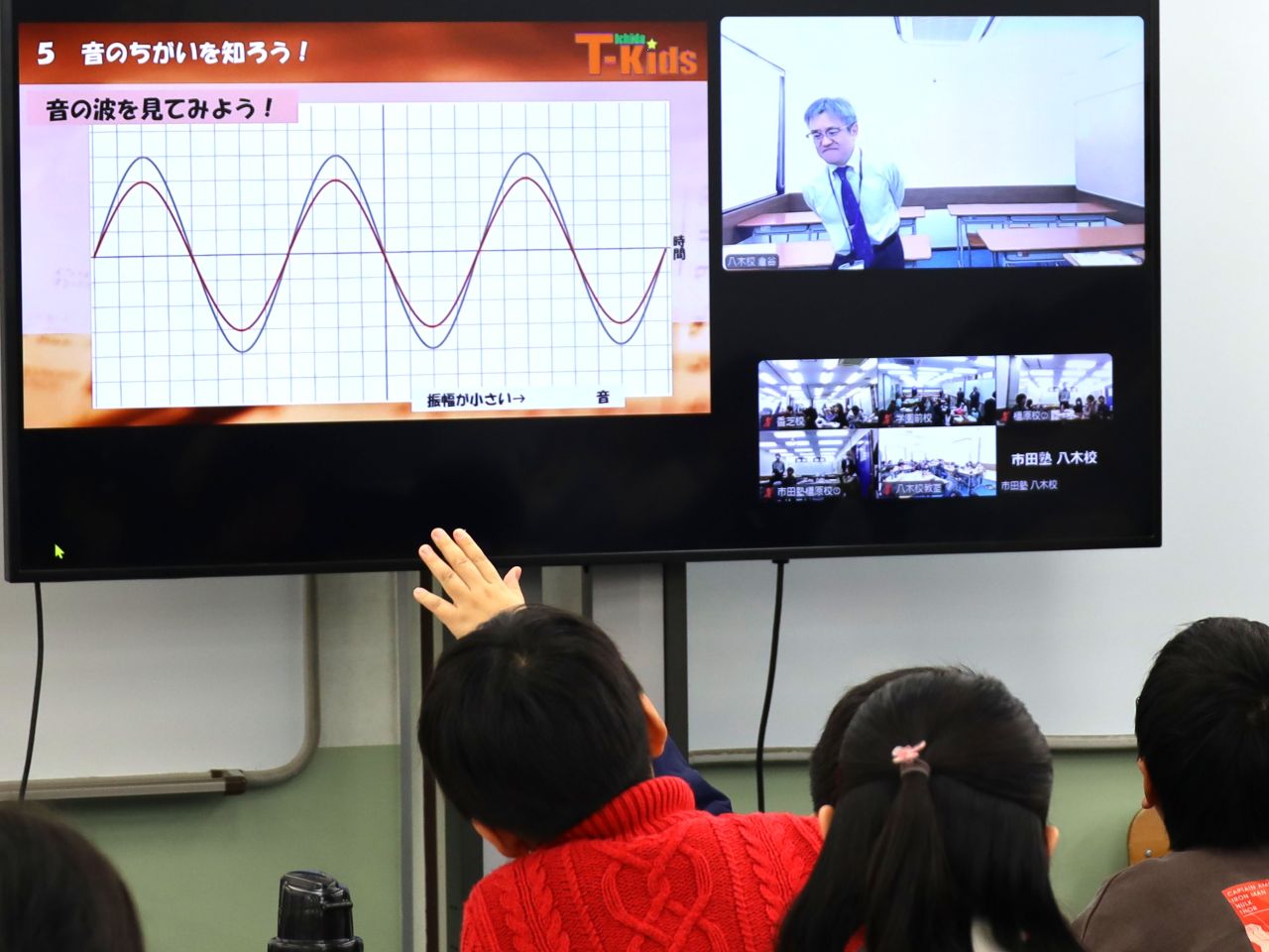 市田塾のアクティブラーニング T-Kids　理科実験