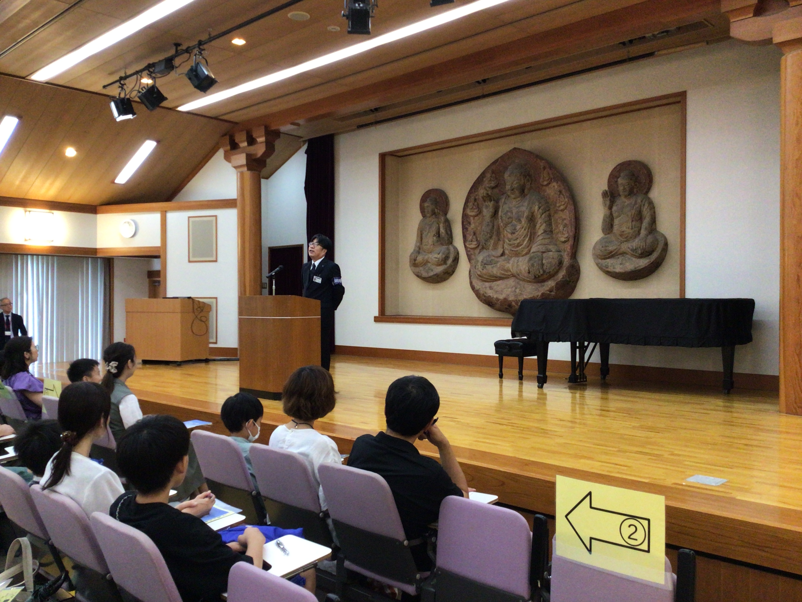 市田塾主催東大寺学園見学会